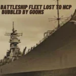 eve online battleship fleet lost to ncp bubbled by goons