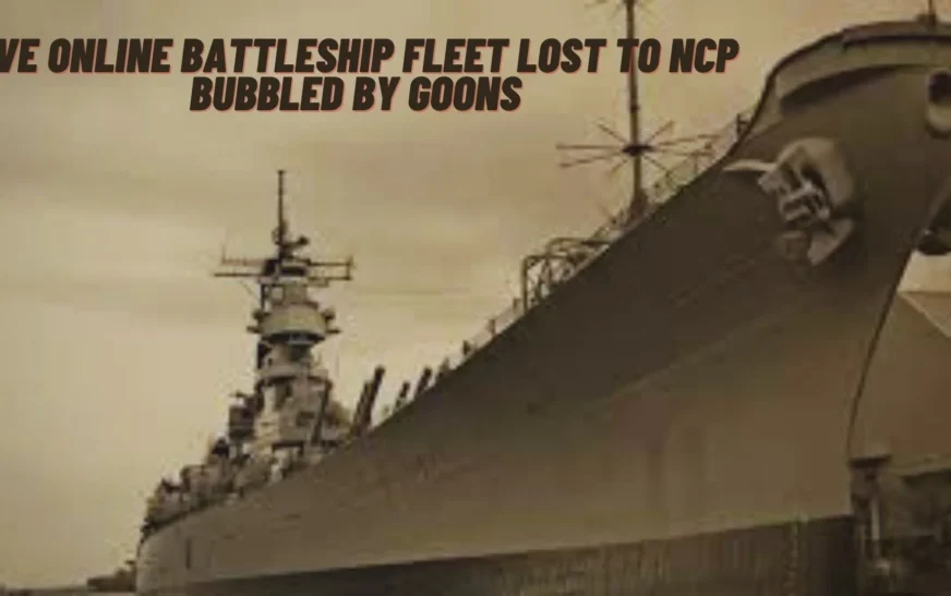 eve online battleship fleet lost to ncp bubbled by goons