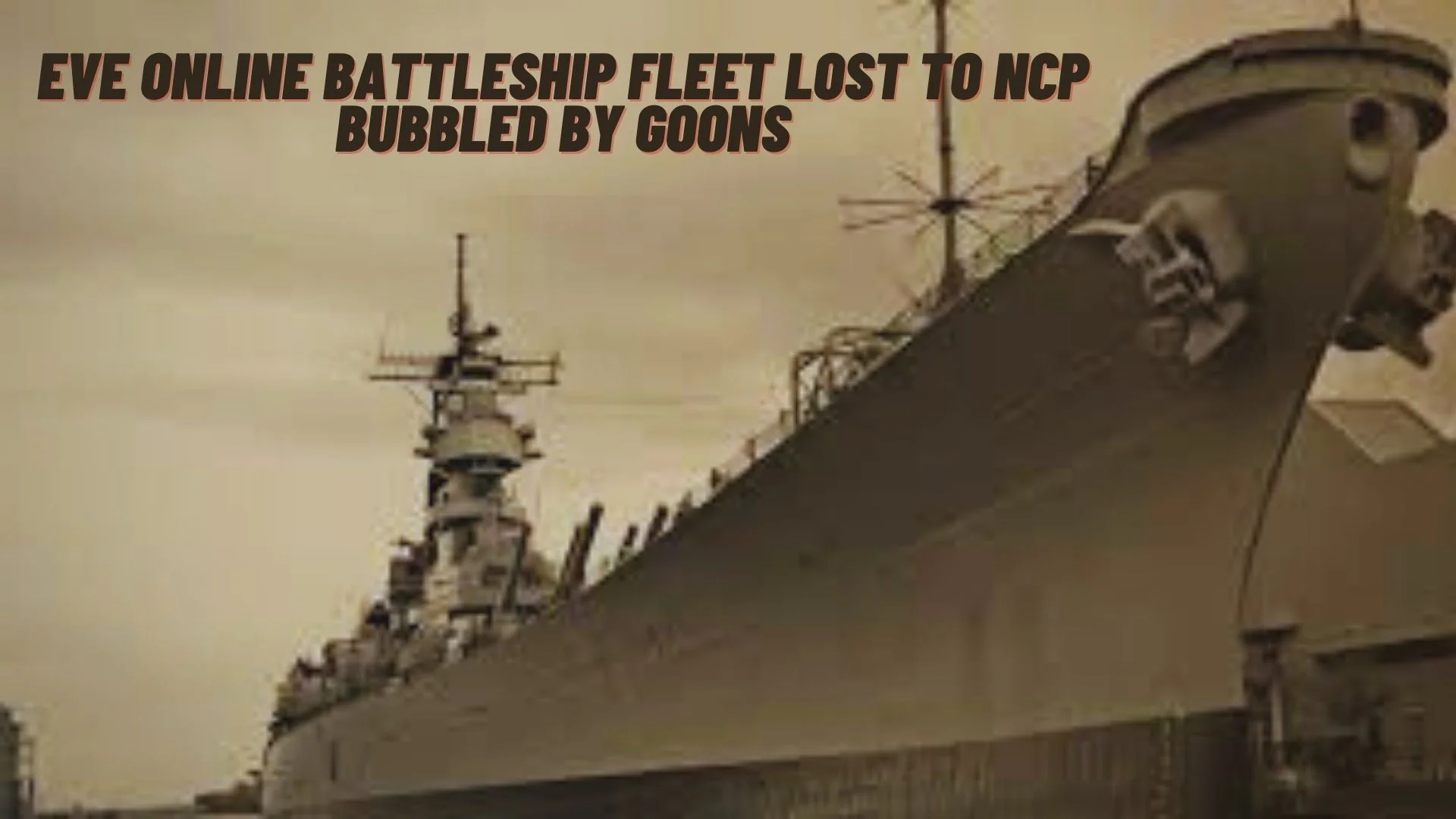 EVE Online Battleship Fleet Lost to NCP Bubbled by Goons: A Shocking Twist in Galactic Warfare